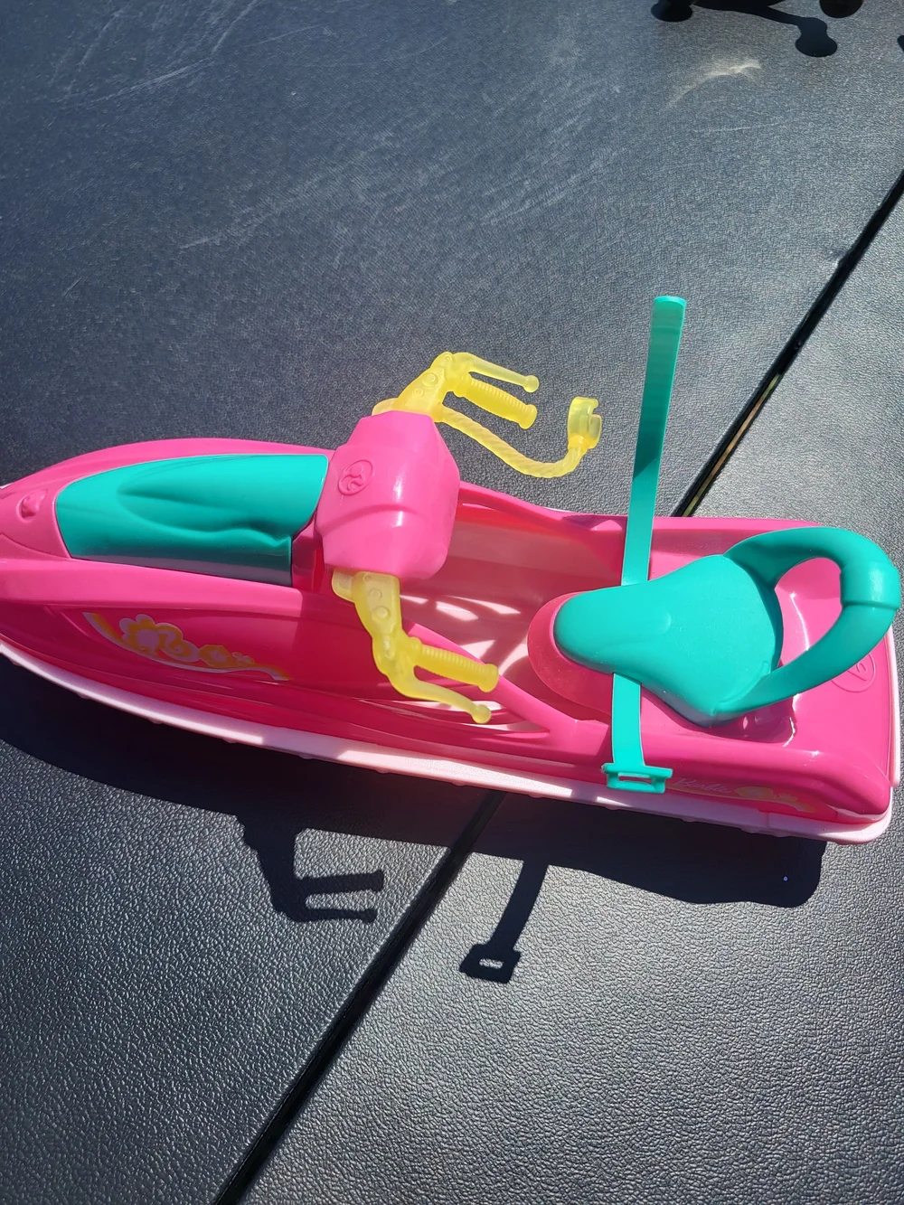 Excellent Condition Pink Barbie Jet Ski Beach Doll Mattel
